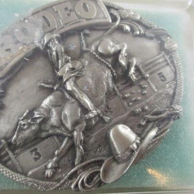 Rodeo Belt Buckle Siskiyou  Still in the original package 