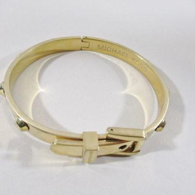 Micheal Kors  Gold tone Belt Buckle Bracelet