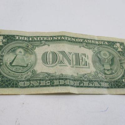 Blue Seal Washington D.C. One Dollar Bill
