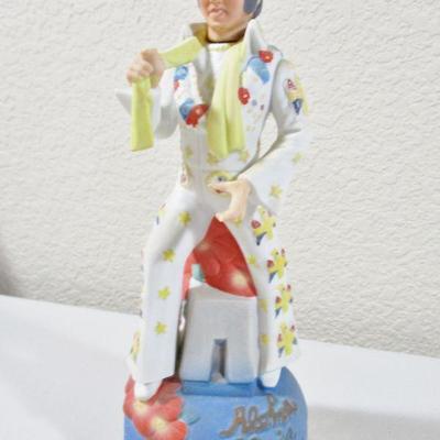 Aloha Elvis Porcelain Decanter Figurine Sealed McCormic
