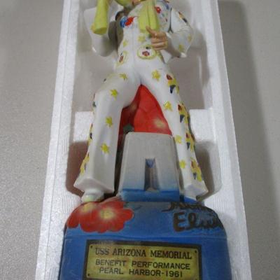 Aloha Elvis Porcelain Decanter Figurine Sealed McCormic