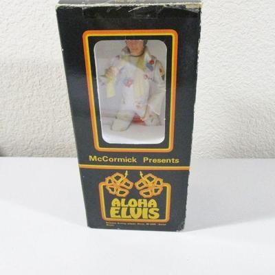 Aloha Elvis Porcelain Decanter Figurine Sealed McCormic