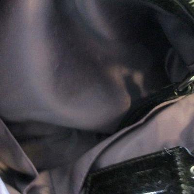Med/Large Black Leather Coach Handbag Est 1941