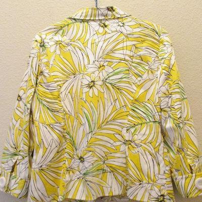 Summer Spense Opern Jacket M Yellow,Black and White 