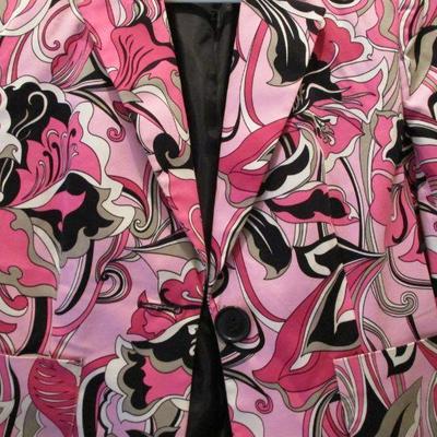 Judith Hart 8P Pink Black and White  Jacket- Multicolor 
