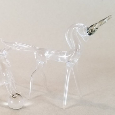 Hand Blown Glass Unicorns