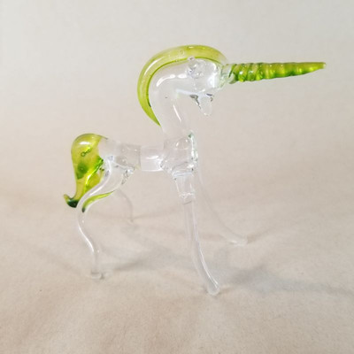 Hand Blown Glass Unicorns