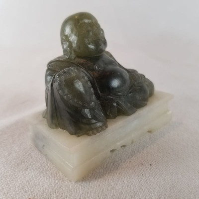 Miniature Jade Buddha