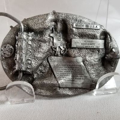 Unicorn Pewter Belt Buckle