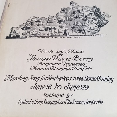 Antique Louisville Kentucky Sheet Music
