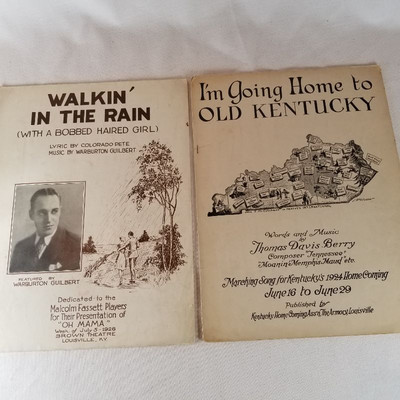 Antique Louisville Kentucky Sheet Music