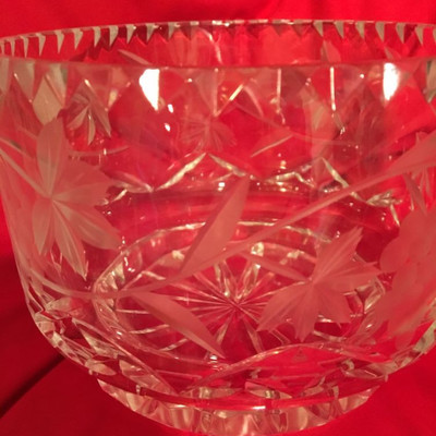 24% Leaded Crystal Bowl made in Poland