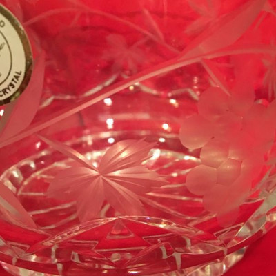 24% Leaded Crystal Bowl made in Poland