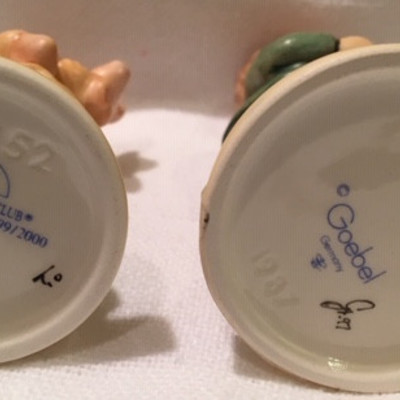 Hummel Girl-Pigtales, Hummel boy-I'll Protect him (Estimated Value $100-$200)