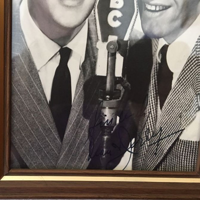 4" x 6" Autographed picture of Dean Martin and Jerry Lewis (Value $125-$250)