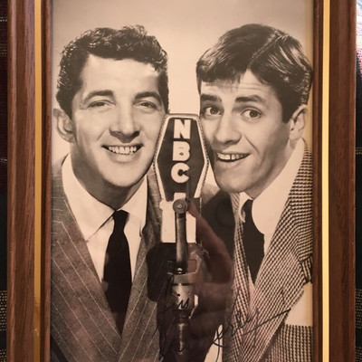 4" x 6" Autographed picture of Dean Martin and Jerry Lewis (Value $125-$250)
