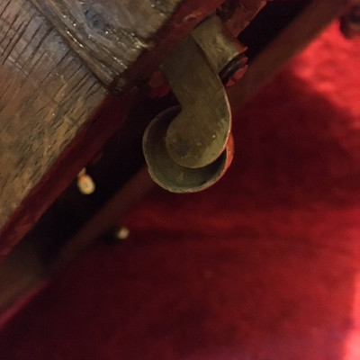 English Oak Circa 1890-1900.Handmade with each section a different flower (Appraisal Value of $400-600.)