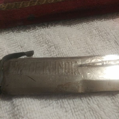 Nice Knife with wooden sheath