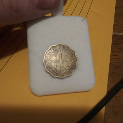 India Brittish Anna Coin 1942