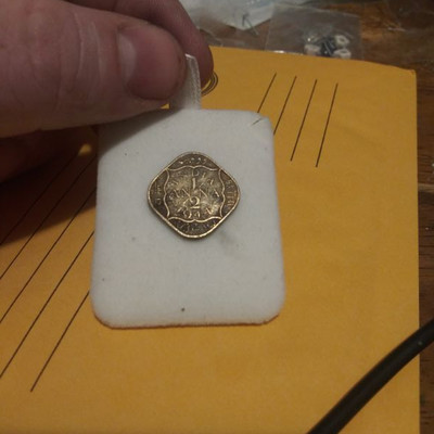 1944 1\2 Anna India Coin 
