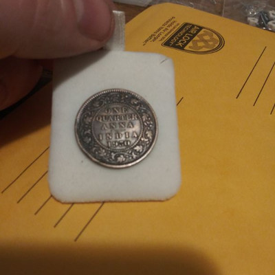 1930 One Quarter Anna 