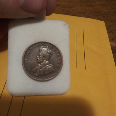 1936 One Quarter Anna India Coin