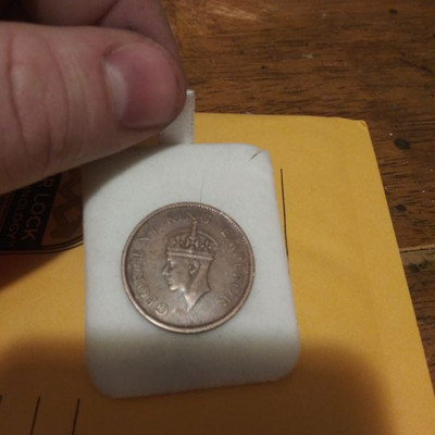 1941 One Quarter Anna. India Coin