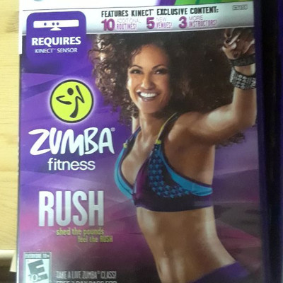 XBOX 360 KINECT "ZUMBA FITNESS RUSH"