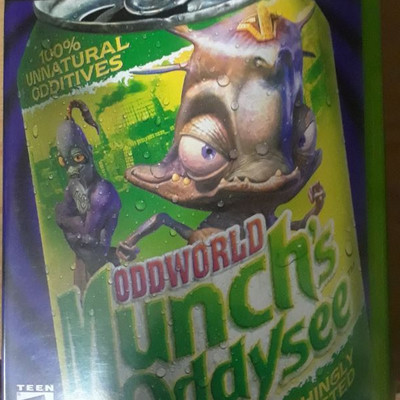 XBOX ODDWORLD " MUNCHS ODDYSEE"