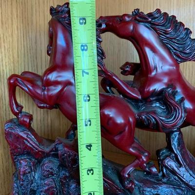 Rosewood Horse Statue