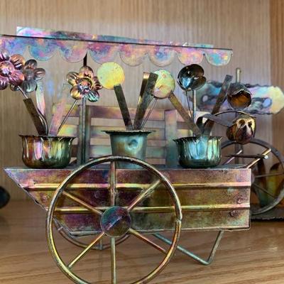 Set of 3 Garden Themed Metal Art