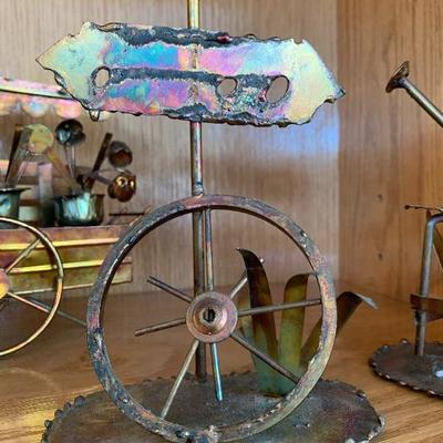 Set of 3 Garden Themed Metal Art