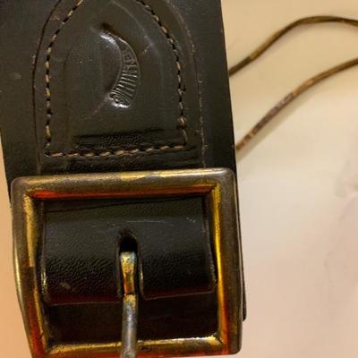 Hunter Leather Gun Holster Belt