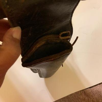 Hunter Leather Gun Holster Belt