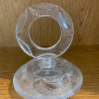Vintage Crystal Perfume Bottle with Dauber