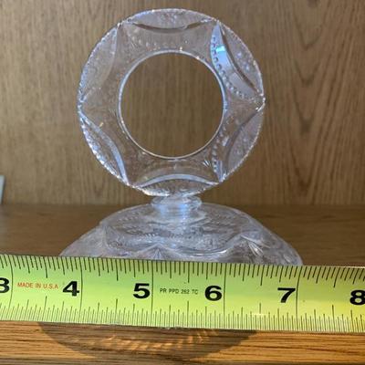 Vintage Crystal Perfume Bottle with Dauber