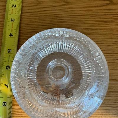 Vintage Crystal Perfume Bottle with Dauber