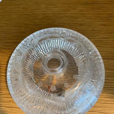 Vintage Crystal Perfume Bottle with Dauber