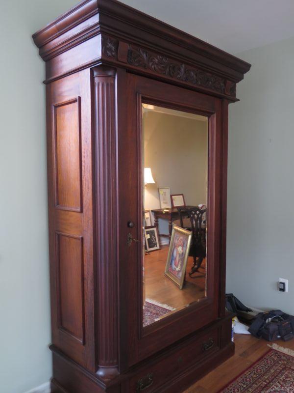 Amazing Antique Break Down Wardrobe/Armoire | EstateSales.org