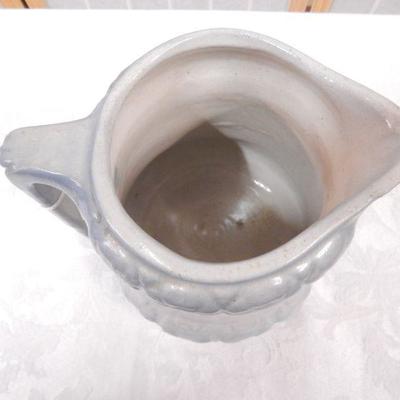Blue & White Stoneware Pitcher - Dutch Scenery - 7-1/4" Tall