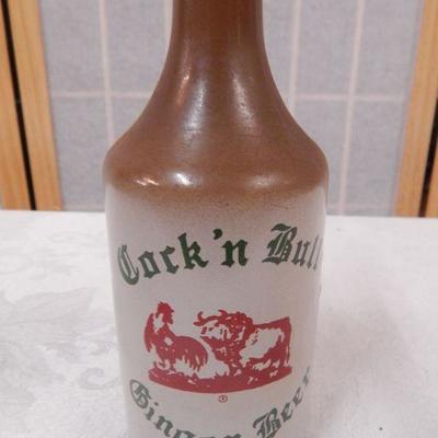 Cock 'n Bull Stoneware Ginger Beer Bottle 12 oz.