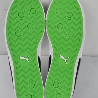 Men's Puma Shoes Size 12: Black, White, Green