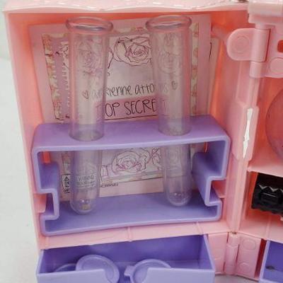 Pink Project MC2 Hard Purse Container - Everything Empty