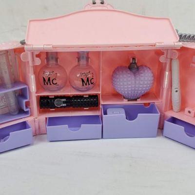 Pink Project MC2 Hard Purse Container - Everything Empty
