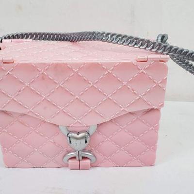 Pink Project MC2 Hard Purse Container - Everything Empty
