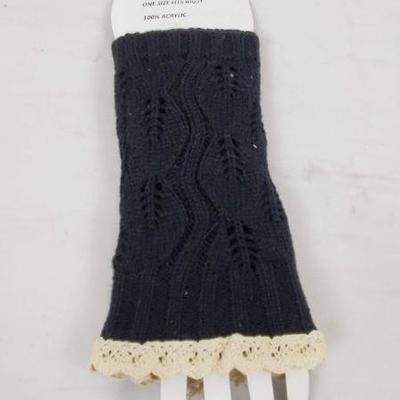 Black & Lace Fashion Arm Warmers