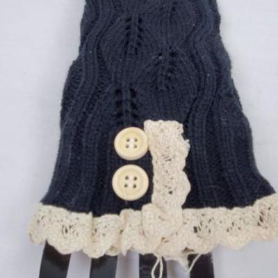 Black & Lace Fashion Arm Warmers