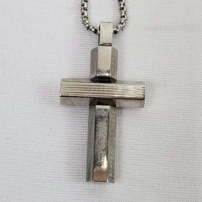 Cross Wall Hanging, Cross Necklace & Puka Shell Necklace