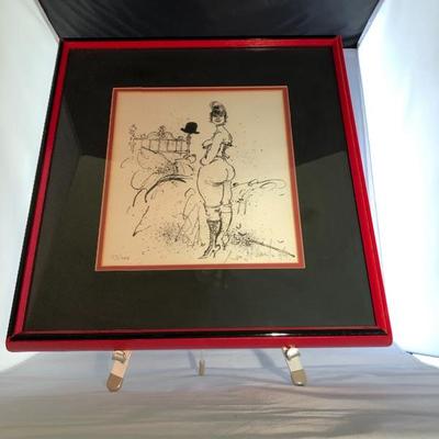 Ronald Searle print