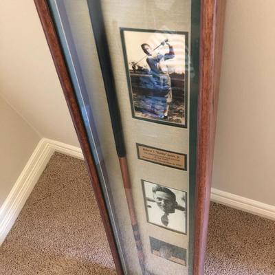Golf Memorabilia of Robert Jones Shadow Box 
